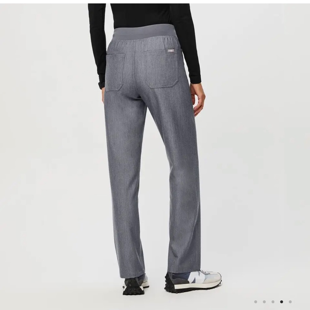 Figs Livingston High-Waisted Scrub Pants Graphite Gray Women’s Size Small Petite - Picture 9 of 10